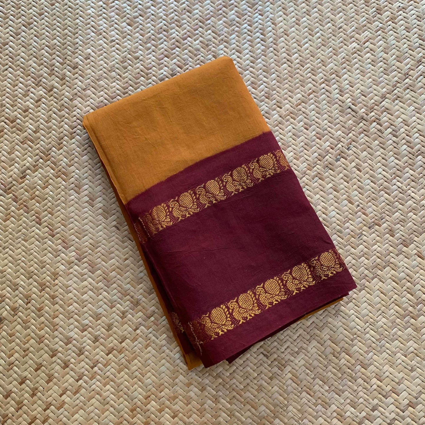 Annam Mustard, Cotton Blouse piece