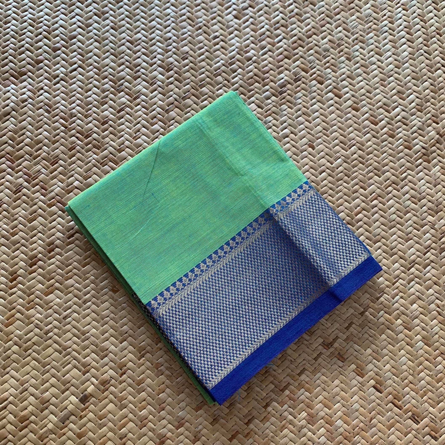 Aqua, Chettinad Cotton Blouse piece