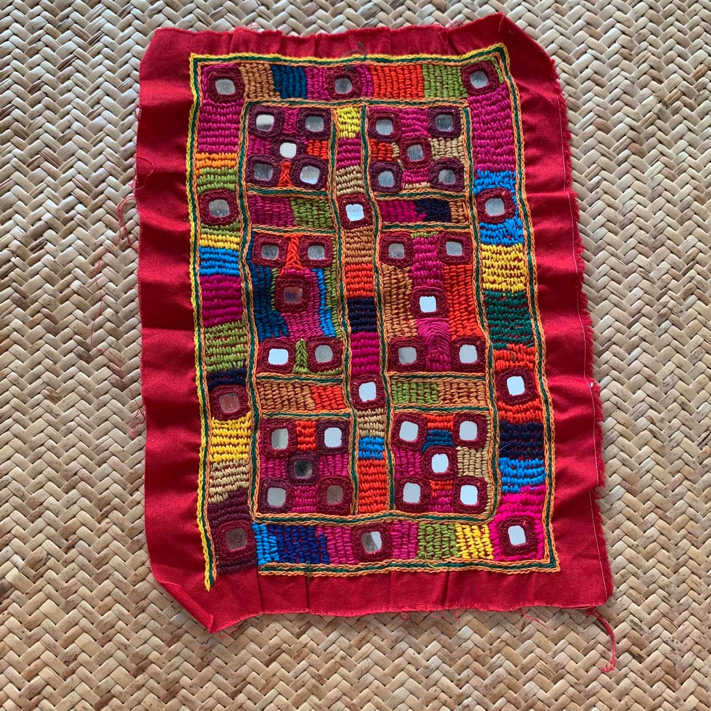 Lambani Mirror Hand Embroidery For Patch Work