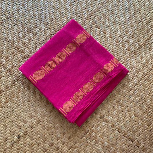 Pink ( Rudraksham) , Cotton Blouse piece