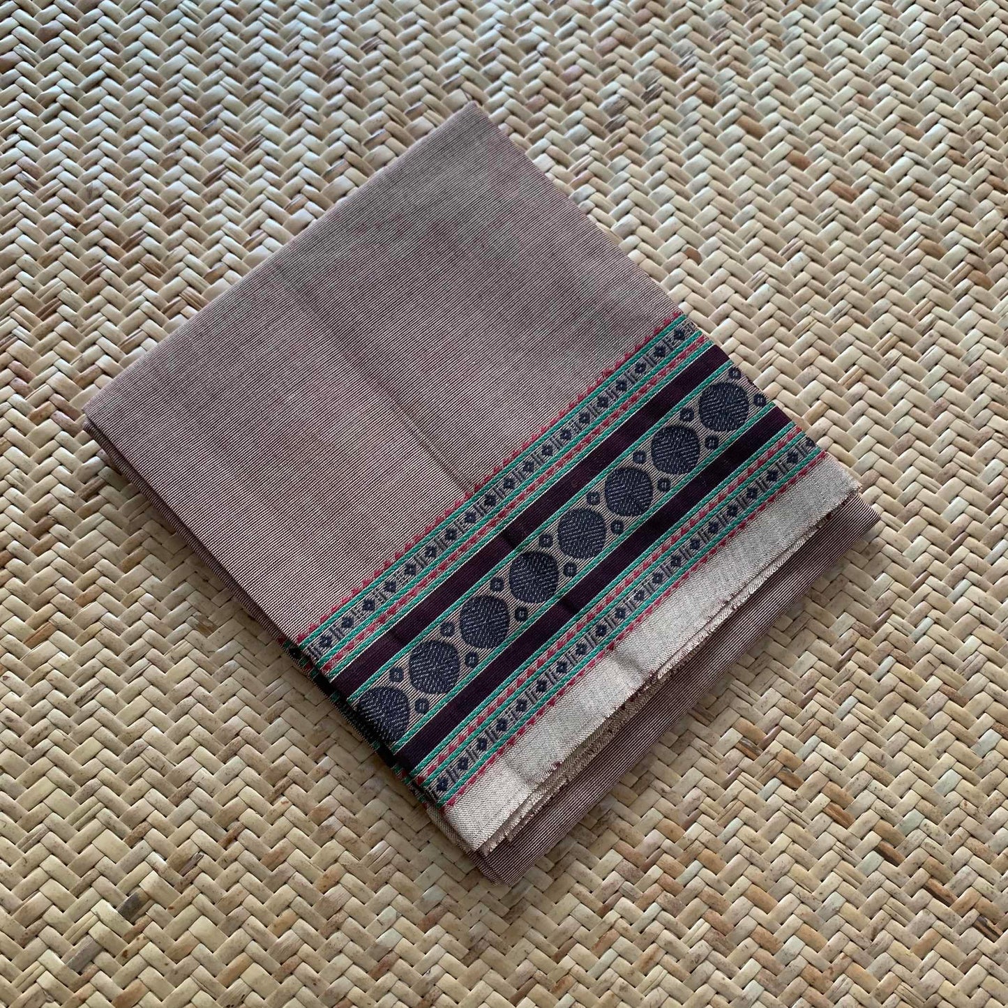 Light Brown, Chettinad Cotton Blouse piece