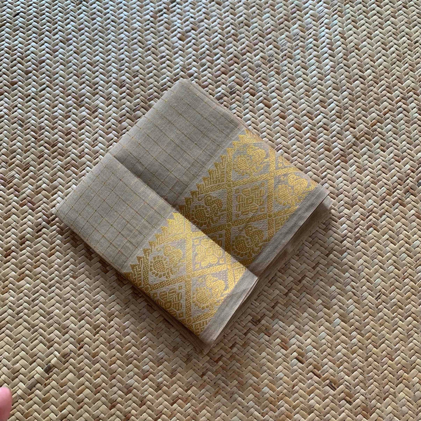 Nude , Cotton Blouse piece