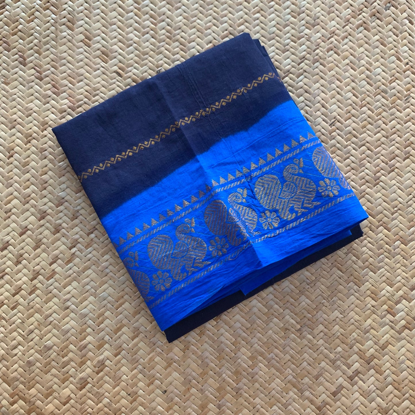 Navy, Cotton Blouse piece