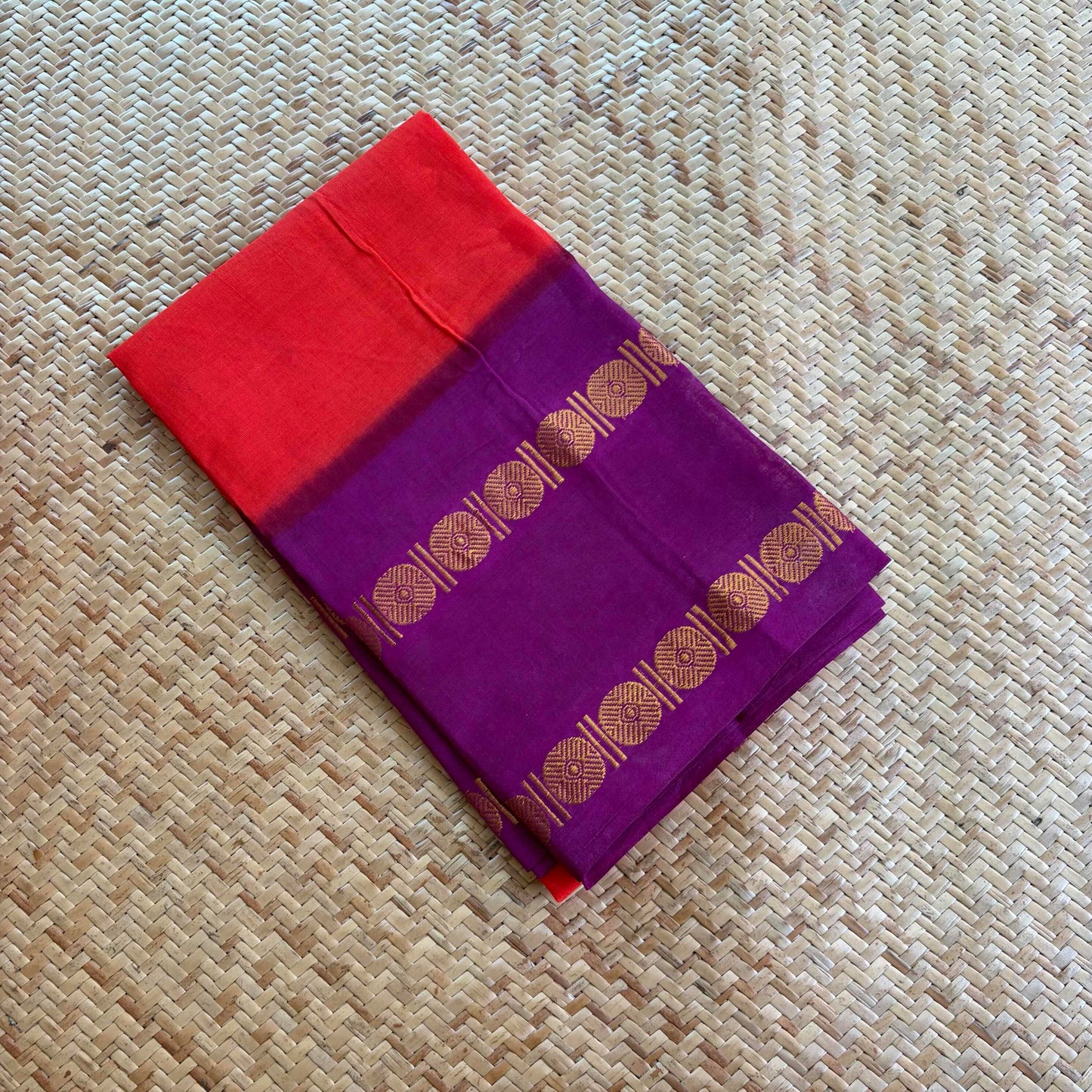 Red, Cotton Blouse piece