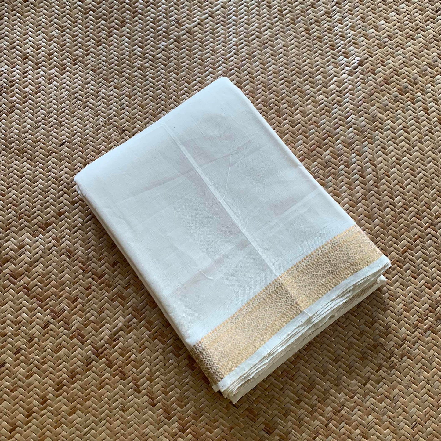 Magalagiri Handwoven Saree, Off White