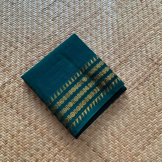 Bottle Green , Cotton Blouse piece