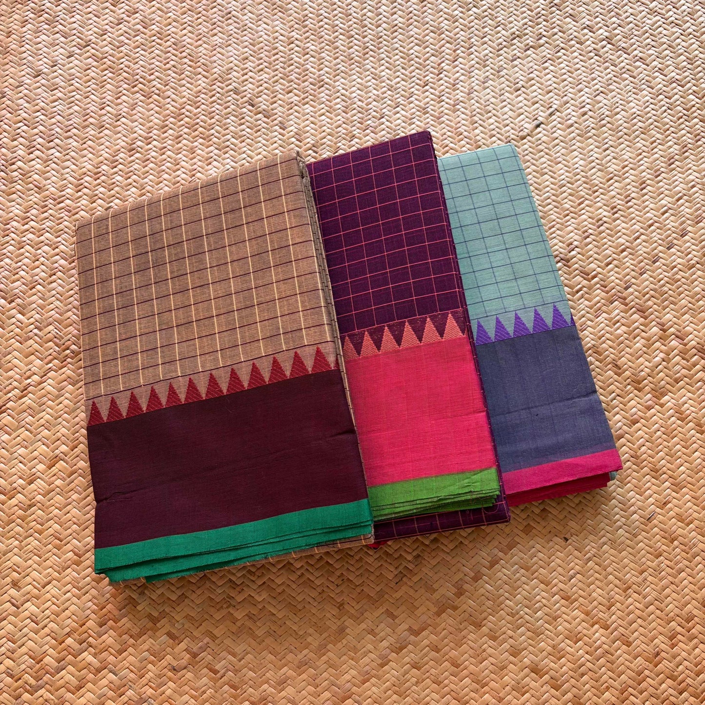 Chettinad Cotton Saree, Green