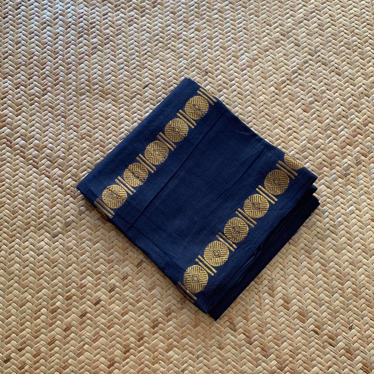 Black ( Rudraksham), Cotton Blouse piece