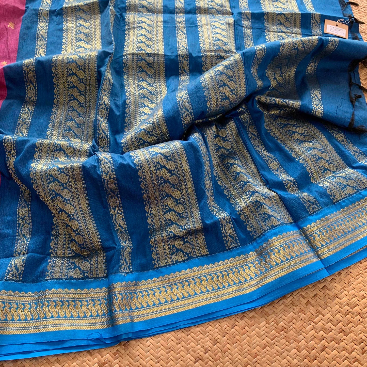 Onion Pink, Kalyani Silk Cotton.