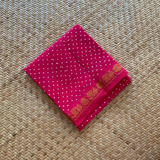 Pink Wax Printed Cotton Blouse piece