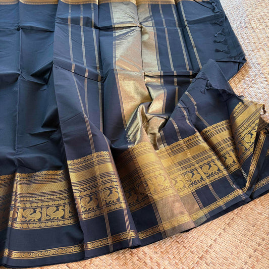 Chettinad Cotton Saree, Black