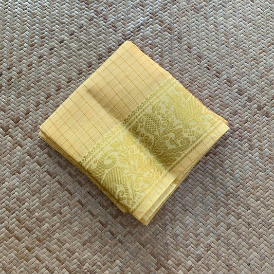 Pale Yellow, Cotton Blouse piece