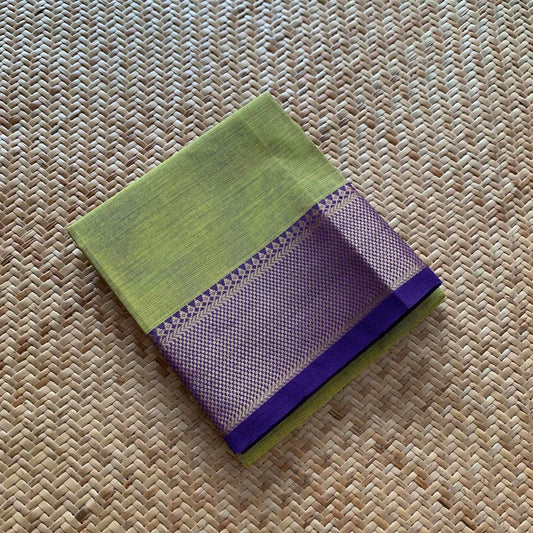 Olive Green, Chettinad Cotton Blouse piece