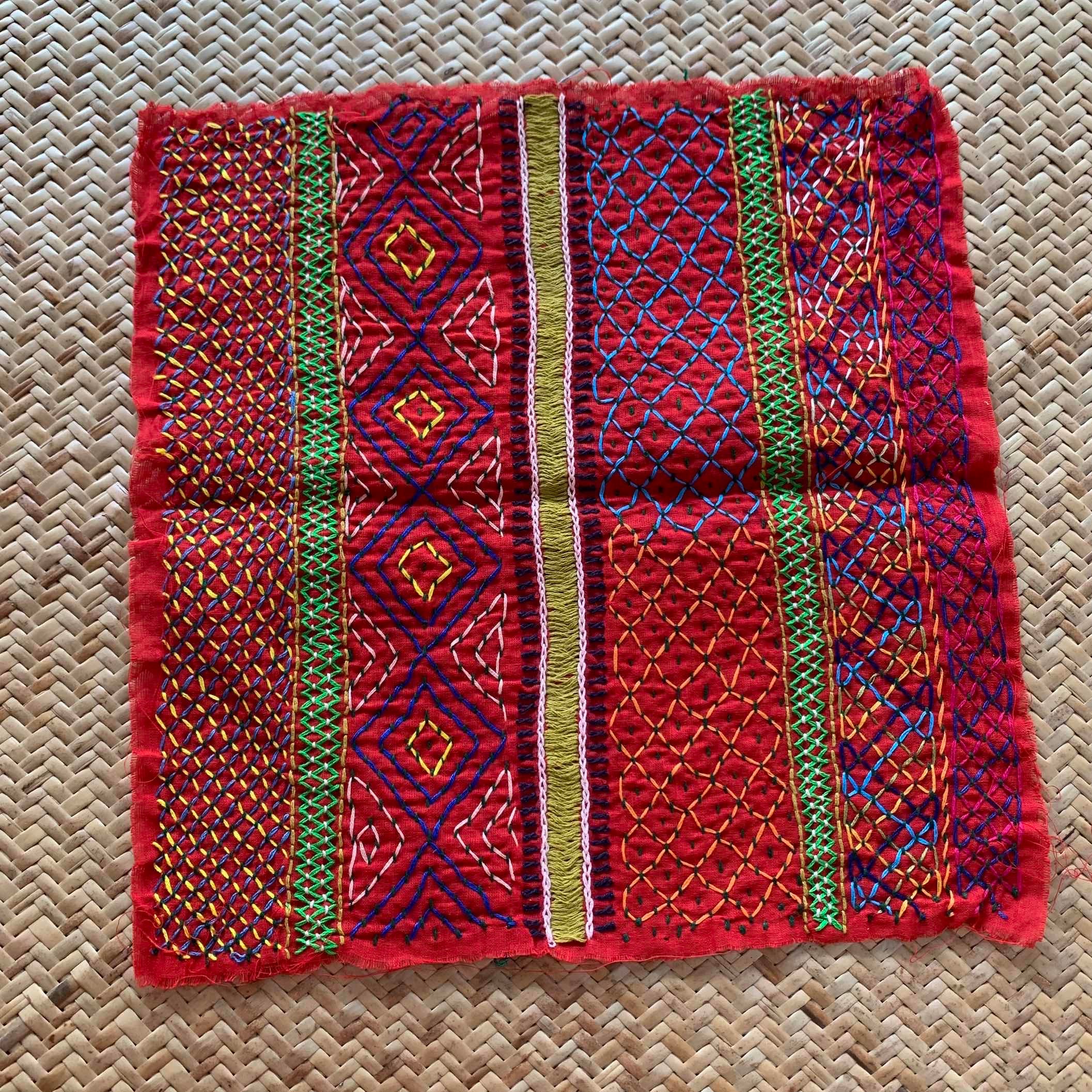 Multicolor - Handmade Lambani Embroidery Mirror Work Keychain