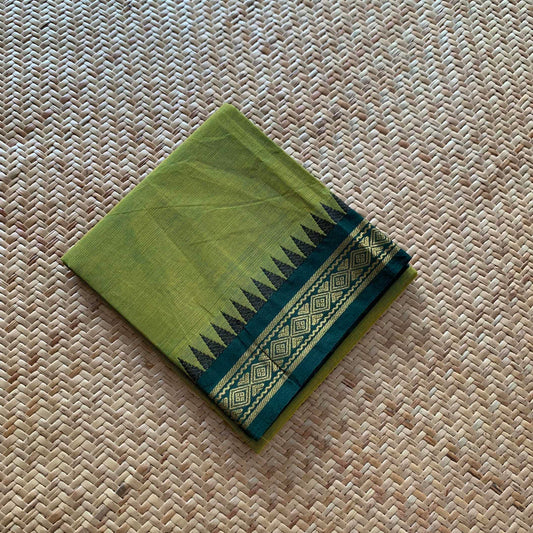 Green, Chettinad Cotton Blouse piece