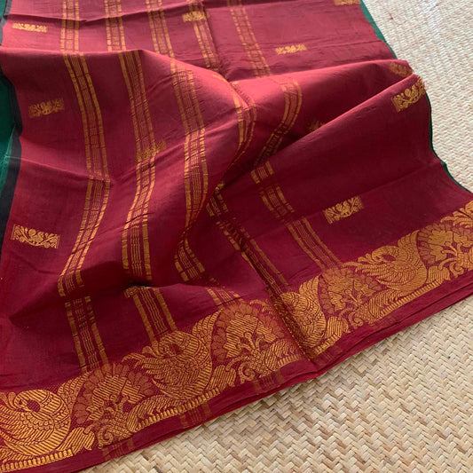 Green, Madurai Sungadi Saree With Butta