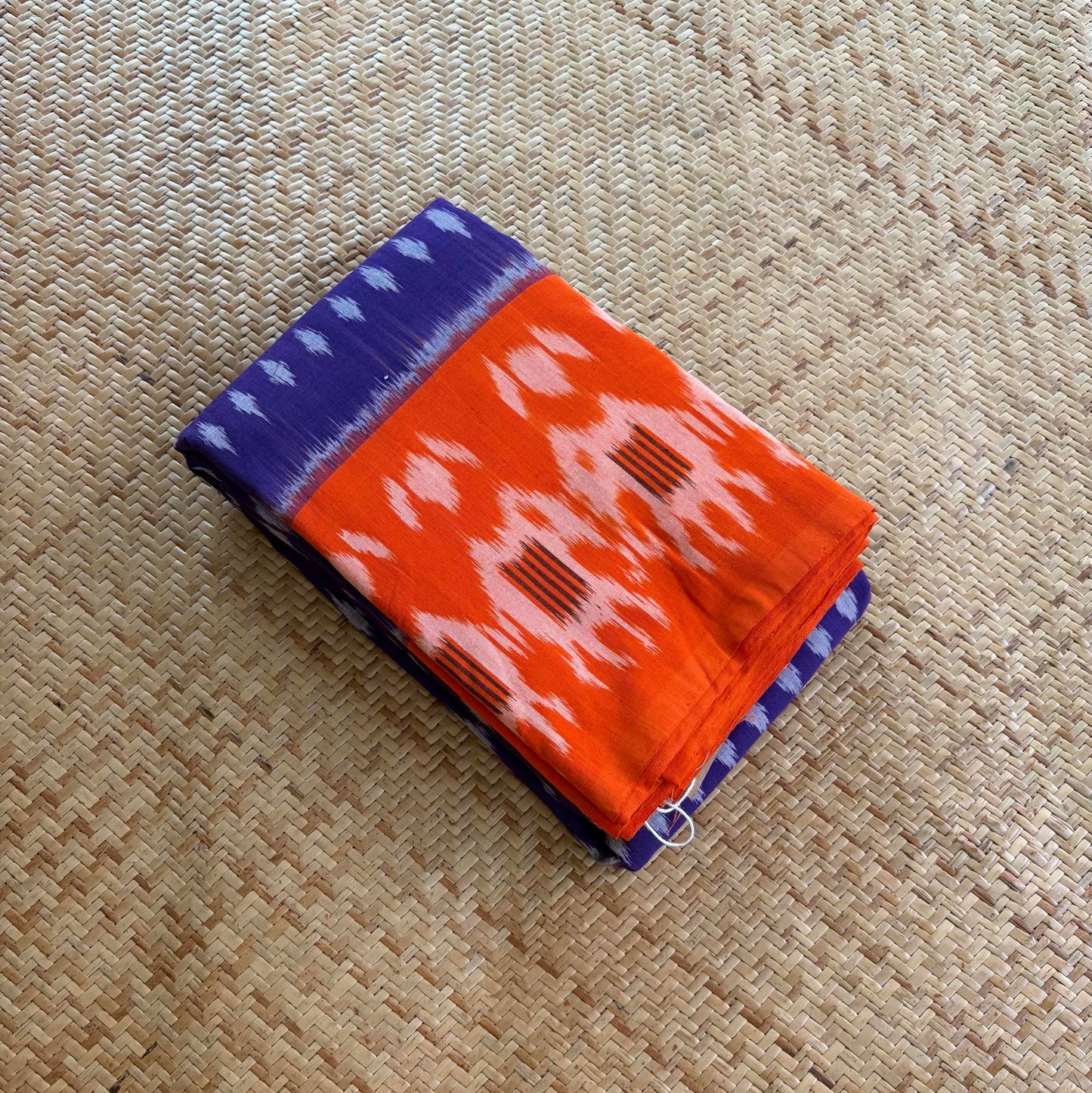Voilet Pochambally Ikkat Hand Woven Cotton Saree