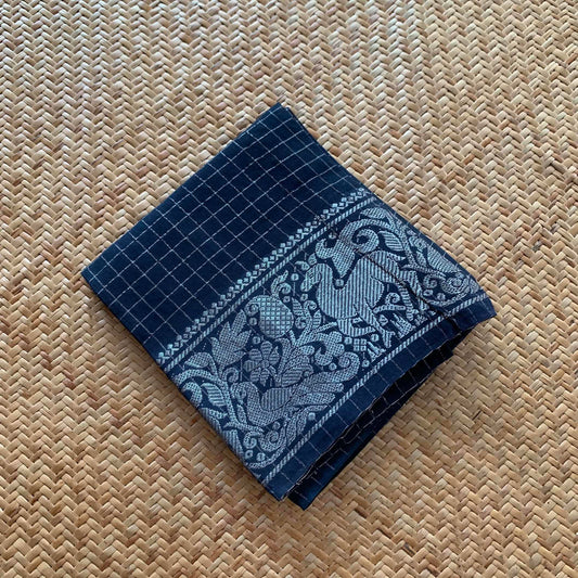 Black, Cotton Blouse piece