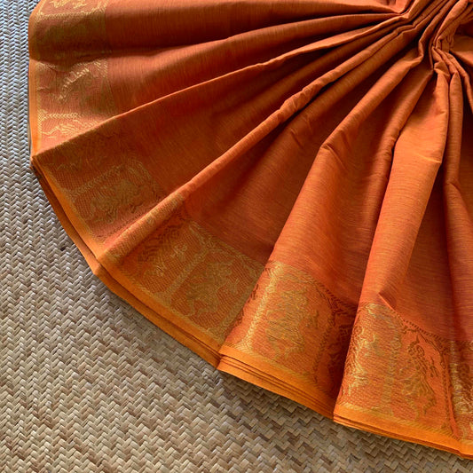 Orange, Dance practice saree