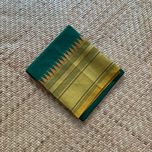 Green, Chettinad Cotton Blouse piece
