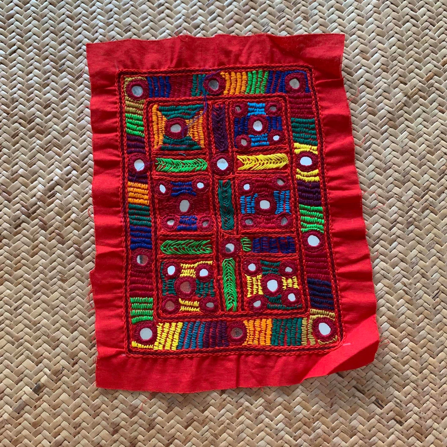 Lambani Mirror Hand Embroidery For Patch Work
