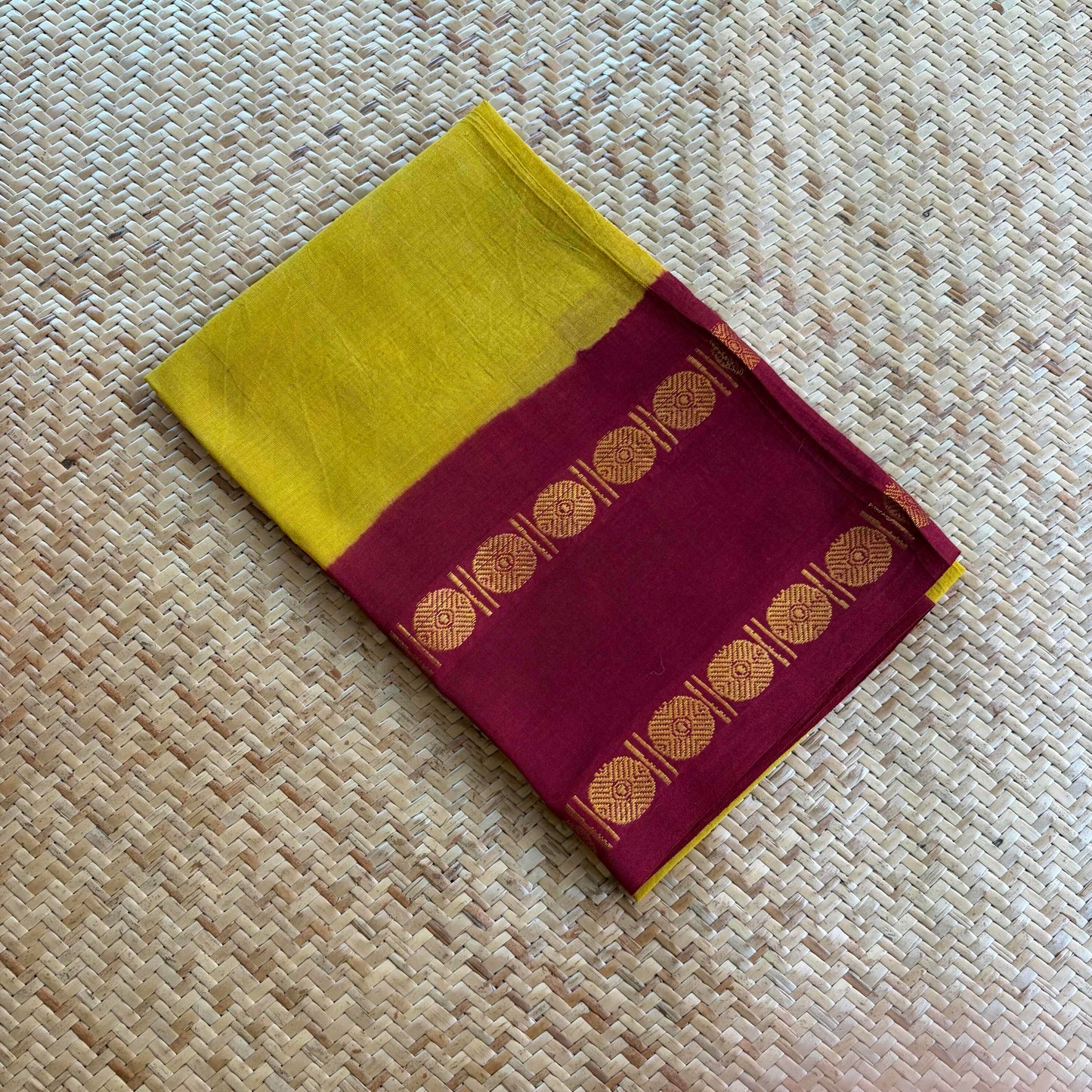 Mustard, Cotton Blouse piece