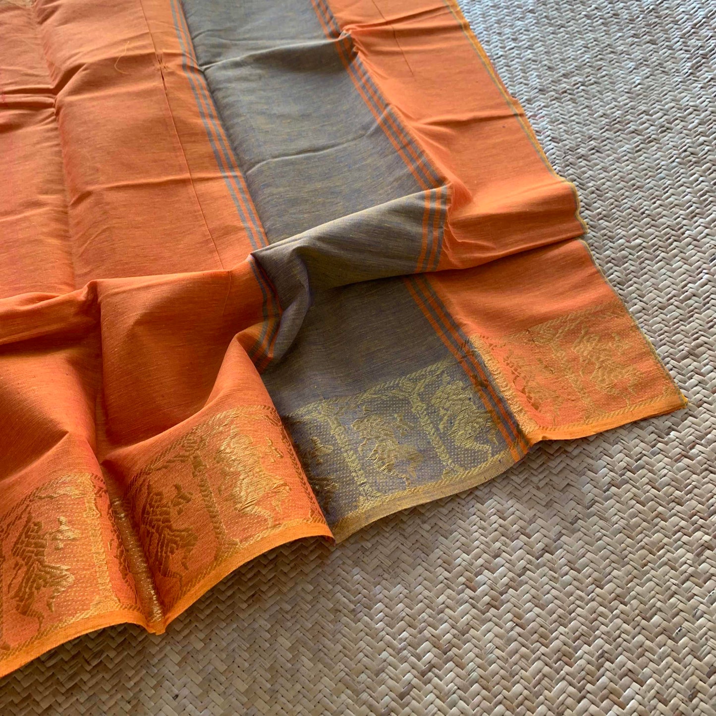 Orange, Dance practice saree