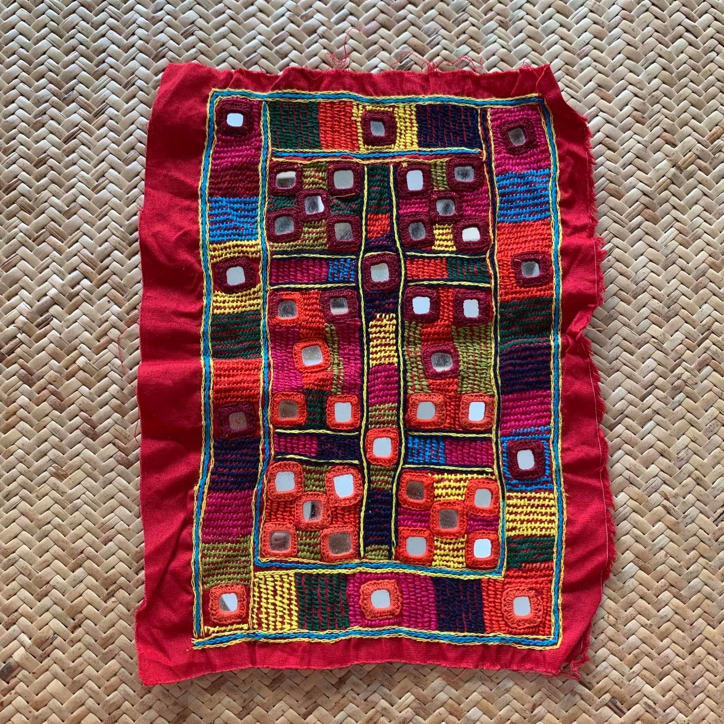 Lambani Mirror Hand Embroidery For Patch Work