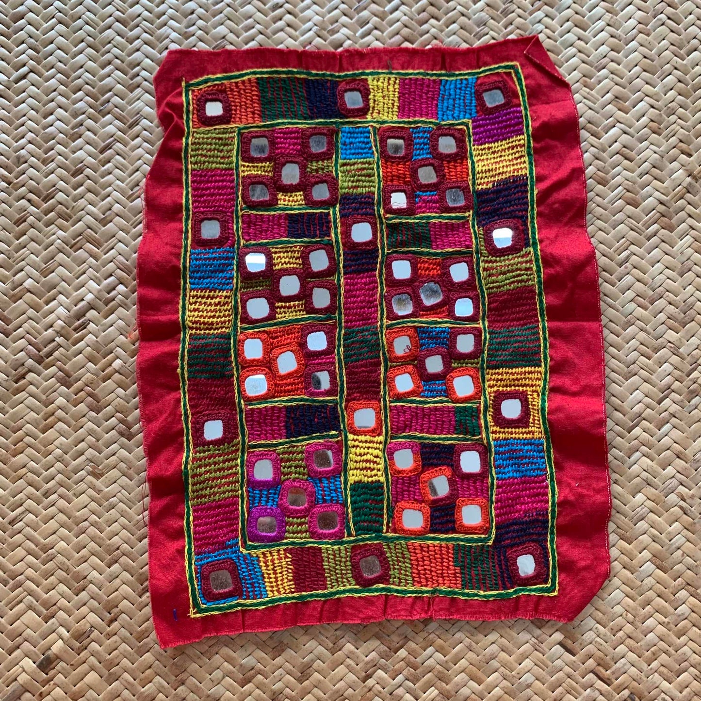 Lambani Mirror Hand Embroidery For Patch Work