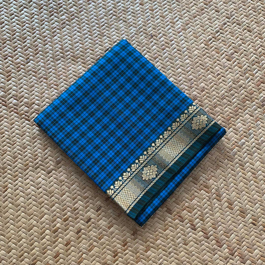 Multicoloured, Chettinad Cotton Blouse piece