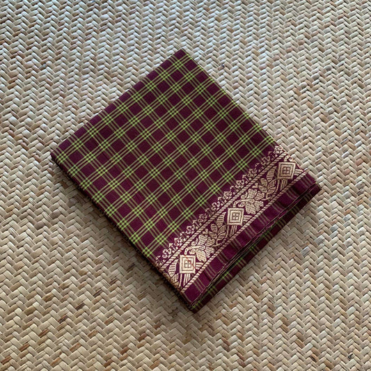 Multicoloured, Chettinad Cotton Blouse piece