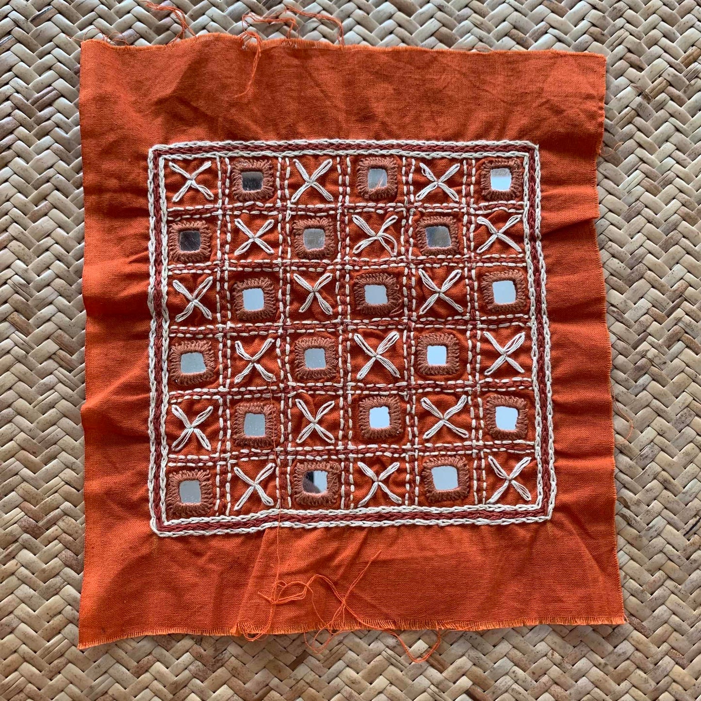 Lambani Mirror Hand Embroidery For Patch Work