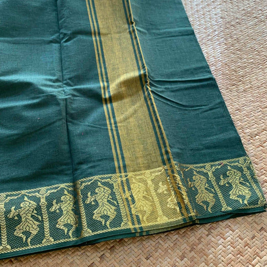 Green, Dance practice saree