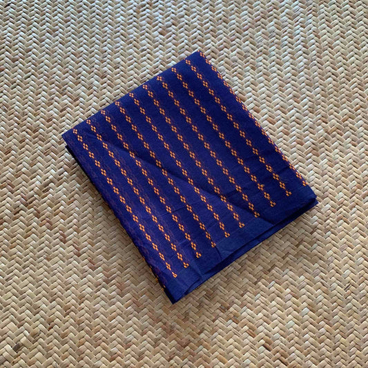 Navy, Chettinad Cotton Blouse piece