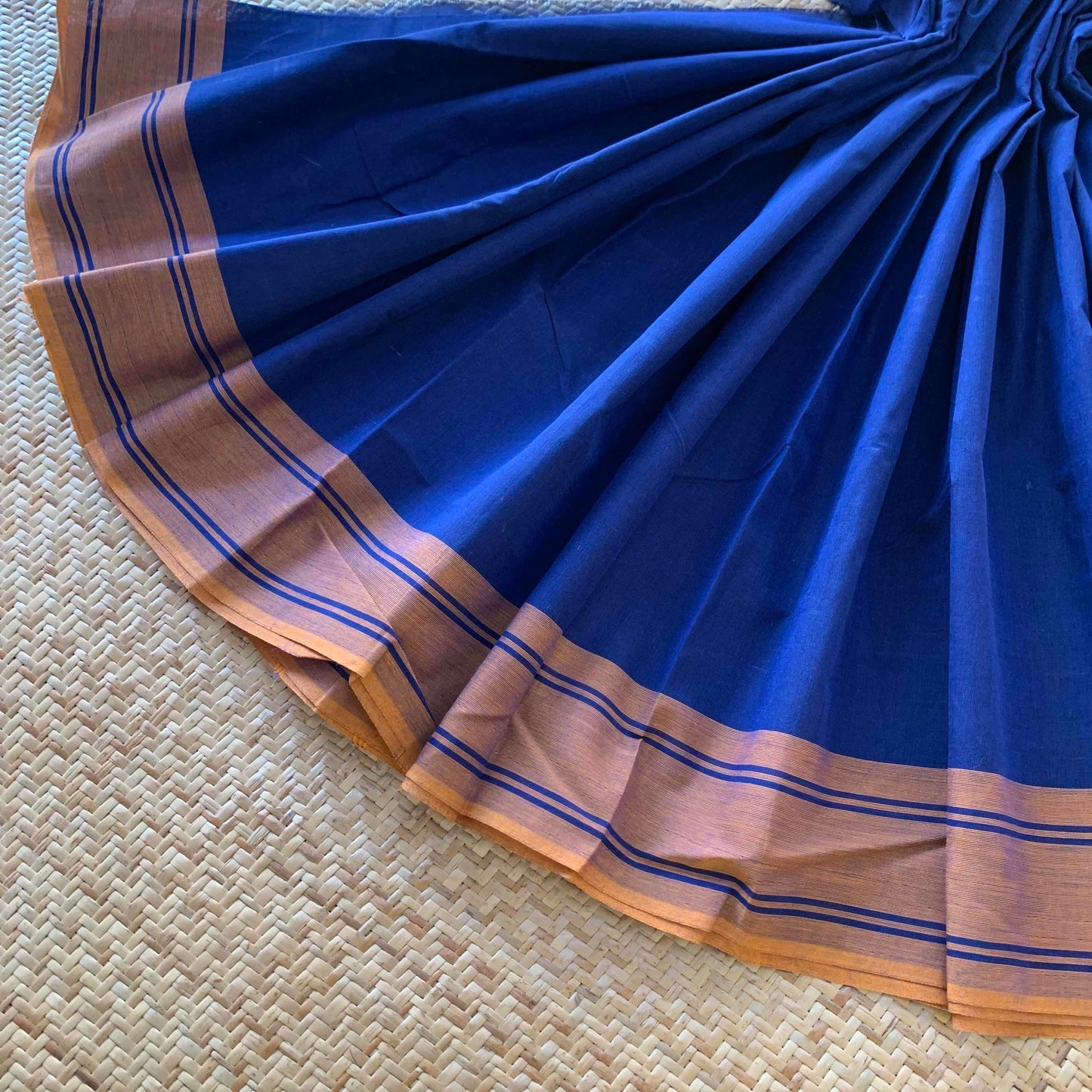 Blue, Dance practice saree