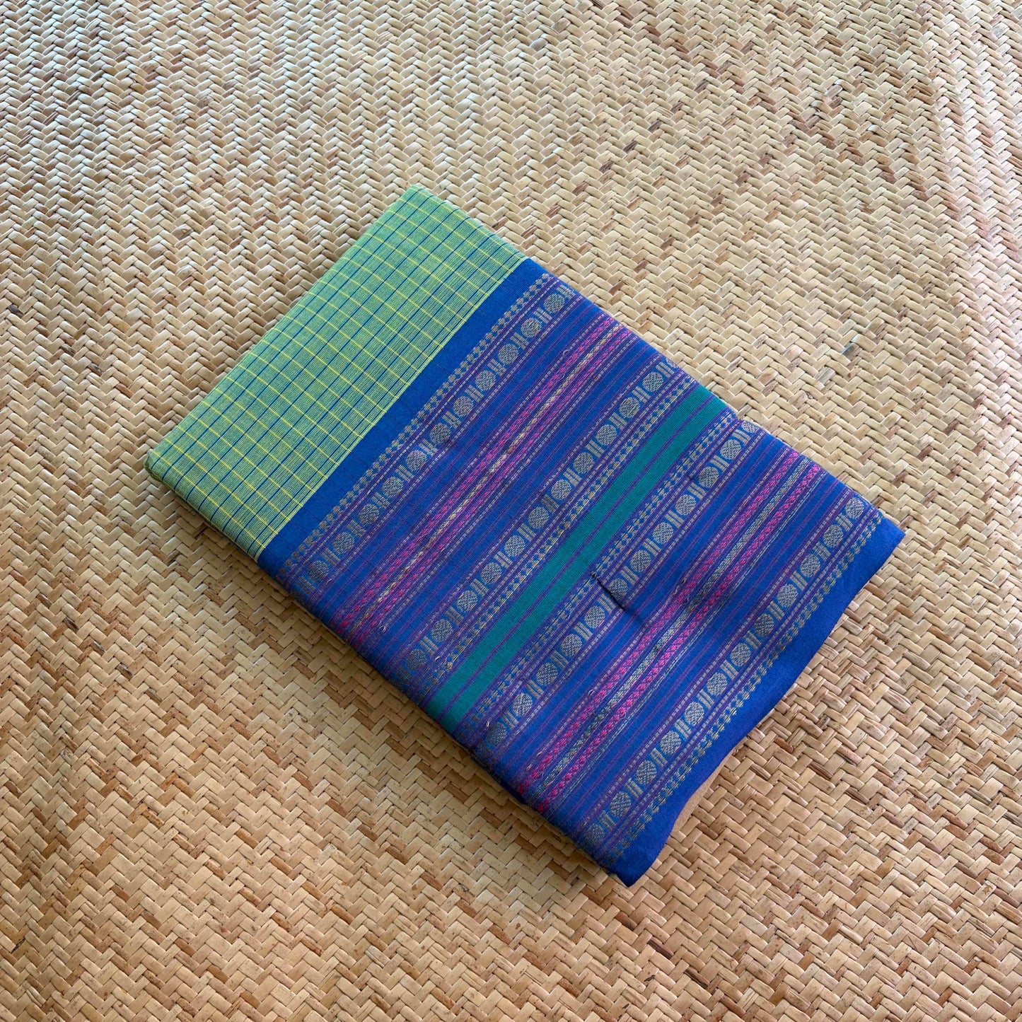 Chettinad Cotton Saree, Green