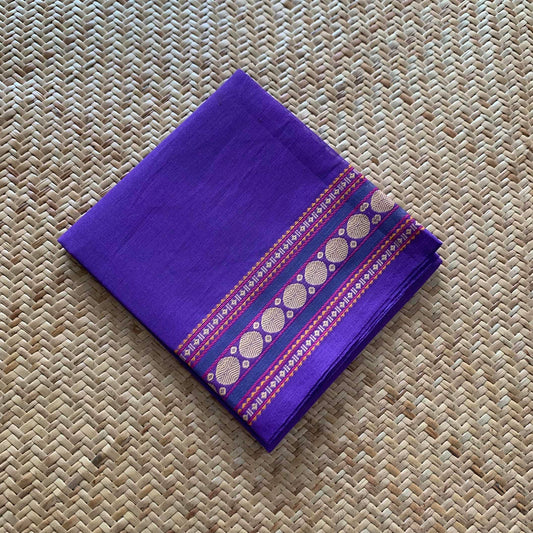 Purple, Chettinad Cotton Blouse piece