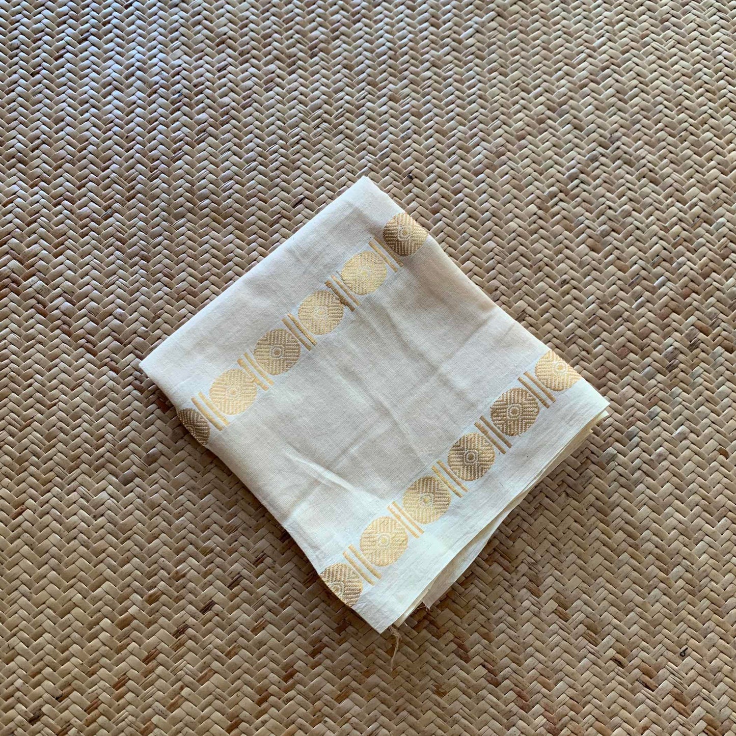 Off White ( Rudraksham), Cotton Blouse piece