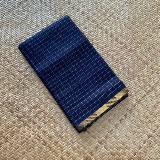 Navy Blue, Cotton Blouse piece